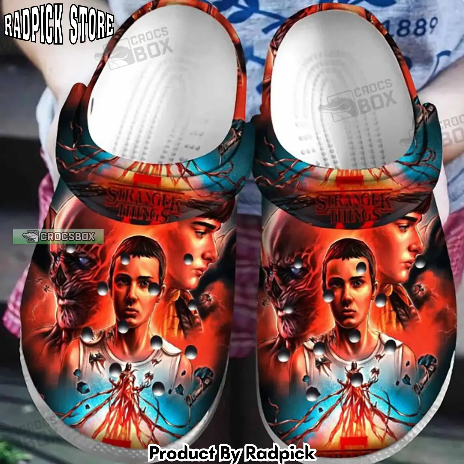 Radpick stranger things 5 hawkins will fall crocss for adult rp6521127
